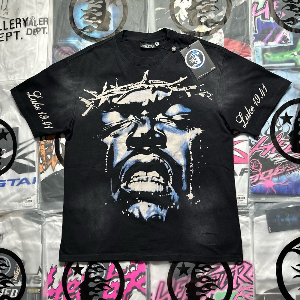 Hellstar Jesus Wept T-Shirt 'Black'